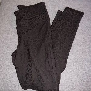 Jacquard Leopard Leggings